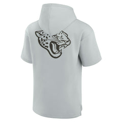 NFL Jacksonville Jaguars Unisex Elements Super Soft Fleece Short Sleeve Pullover Hoodie