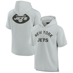 NFL New York Jets Unisex Elements Super Soft Fleece Short Sleeve Pullover Hoodie