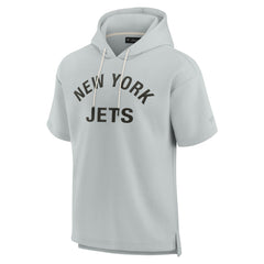 NFL New York Jets Unisex Elements Super Soft Fleece Short Sleeve Pullover Hoodie