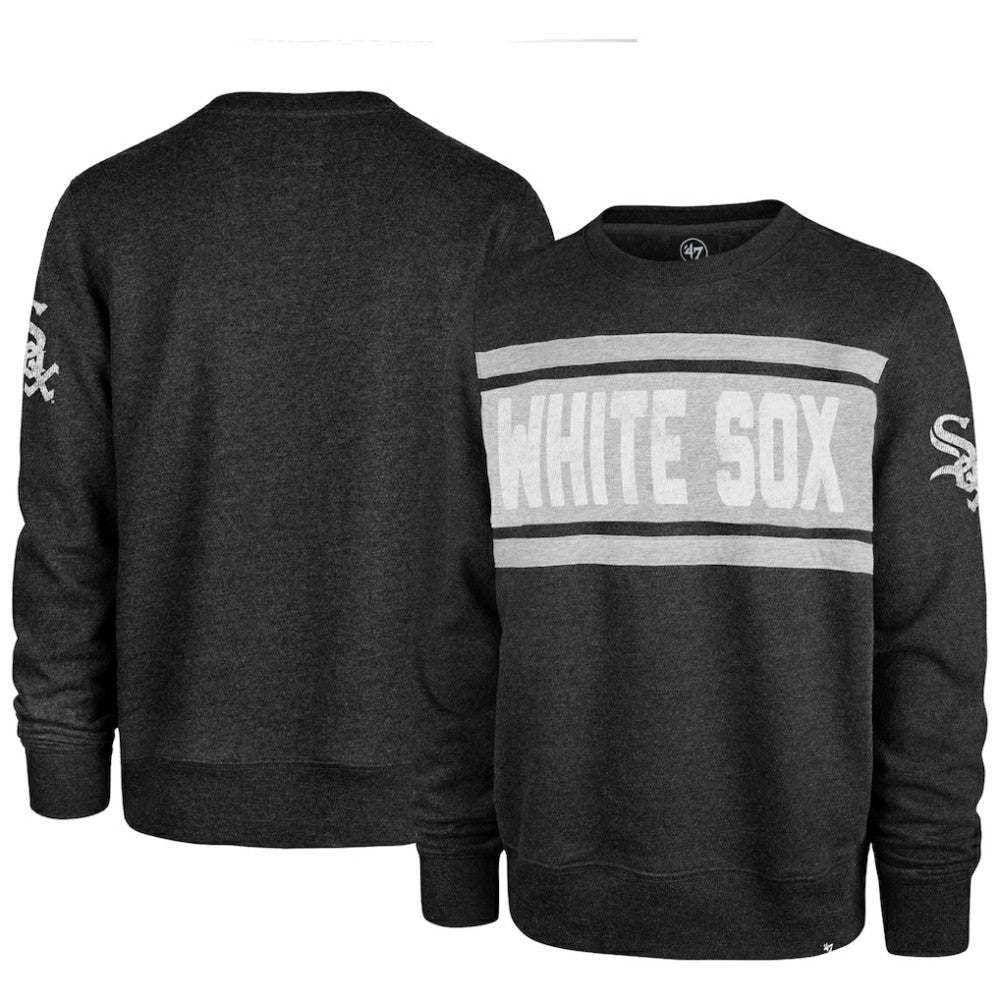 Chicago White Sox Bypass Tribeca Pullover Sweatshirt - Black | 47 brand
