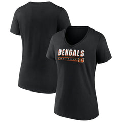 NFL Cincinnati Bengals Women's Primary Play V-Neck T-Shirt