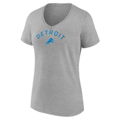 NFL Detroit Lions Women's Team Arc V-Neck T-Shirt