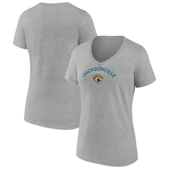 NFL Jacksonville Jaguars Women's Team Arc V-Neck T-Shirt