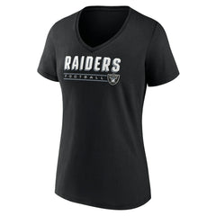 NFL Las Vegas Raiders Women's Primary Play V-Neck T-Shirt