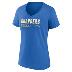 NFL Los Angeles Chargers Women's Primary Play V-Neck T-Shirt