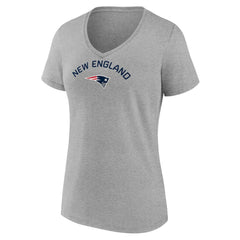 NFL New England Patriots Women's Team Arc V-Neck T-Shirt