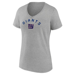 NFL New York Giants Women's Team Arc V-Neck T-Shirt