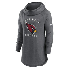 NFL Arizona Cardinals Women's Raglan Funnel Neck Pullover Hoodie