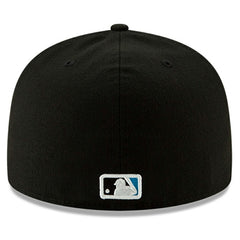Miami Marlins 2024 Jackie Robinson Day 59FIFTY Fitted Hat - Black | New Era