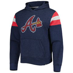 Atlanta Braves Premier Nico Pullover Hoodie - Navy | 47 brand