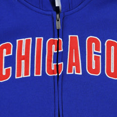 Chicago Cubs Youth Wordmark Full-Zip Fleece Hoodie - Royal