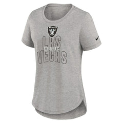 NFL Las Vegas Raiders Women's Fashion Tri-Blend T-Shirt