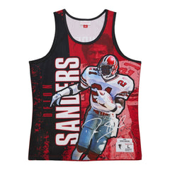 NFL Atlanta Falcons Deion Sanders 1989 Player Burst Tank Top