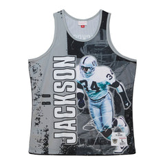 NFL Las Vegas Raiders Bo Jackson 1990 Player Burst Tank Top