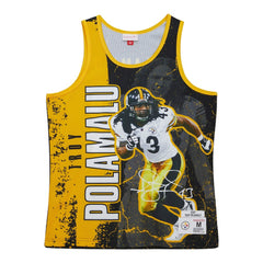 NFL Pittsburgh Steelers Troy Polamalu 2007 Player Burst Tank Top