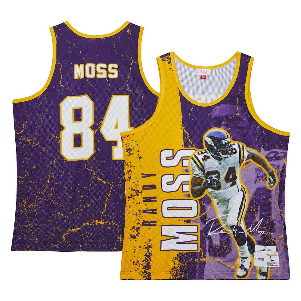 NFL Minnesota Vikings Randy Moss 1998 Player Burst Tank Top
