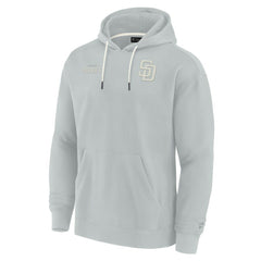 San Diego Padres Unisex Elements Super Soft Fleece Pullover Hoodie - Gray