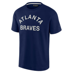 Atlanta Braves Unisex Elements Super Soft Short Sleeve T-Shirt - Navy