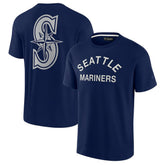 Seattle Mariners Unisex Elements Super Soft Short Sleeve T-Shirt - Navy