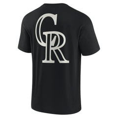 Colorado Rockies Unisex Elements Super Soft Short Sleeve T-Shirt - Black