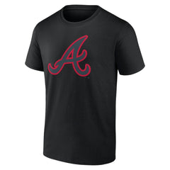 Atlanta Braves Rough Diamond T-Shirt - Black