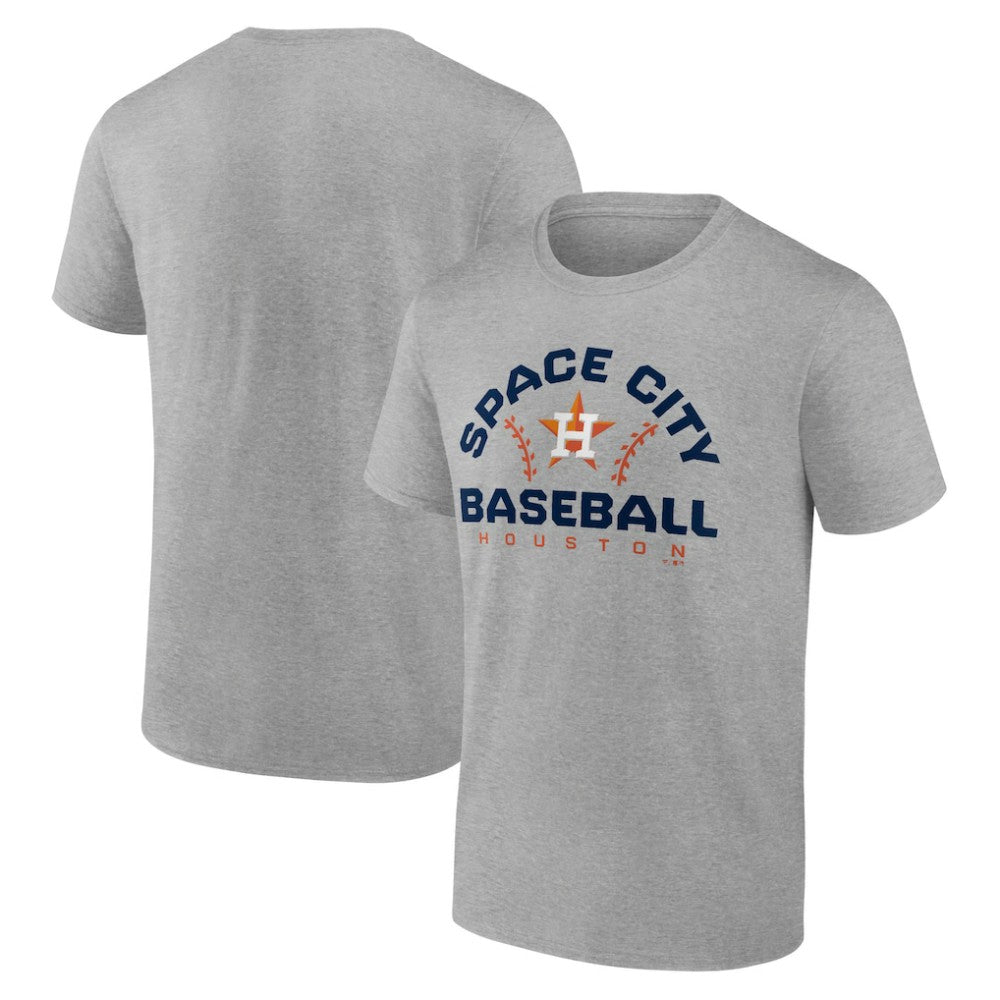 Houston Astros Team Go For Two T-Shirt - Heather Gray
