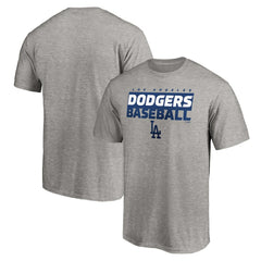 Los Angeles Dodgers Gain Ground T-Shirt - Heather Gray