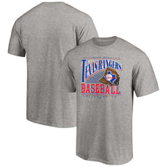 Texas Rangers Cooperstown Collection Winning Time T-Shirt - Heather Gray