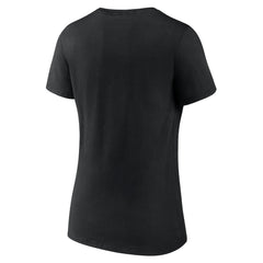 Houston Astros Women's Rough Diamond V-Neck T-Shirt - Black
