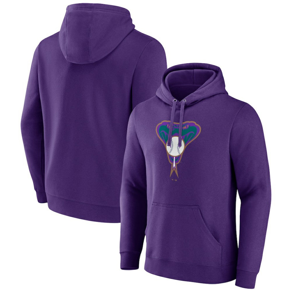 Arizona Diamondbacks Cooperstown Collection Pullover Hoodie - Purple