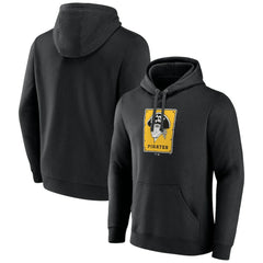 Pittsburgh Pirates Cooperstown Collection Pullover Hoodie - Black