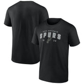 San Antonio Spurs Rebel Logo T-Shirt - Black cheap
