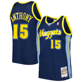 Carmelo Anthony Denver Nuggets Hardwood Classics Swingman Jersey sale - Navy | Mitchell & Ness outlet