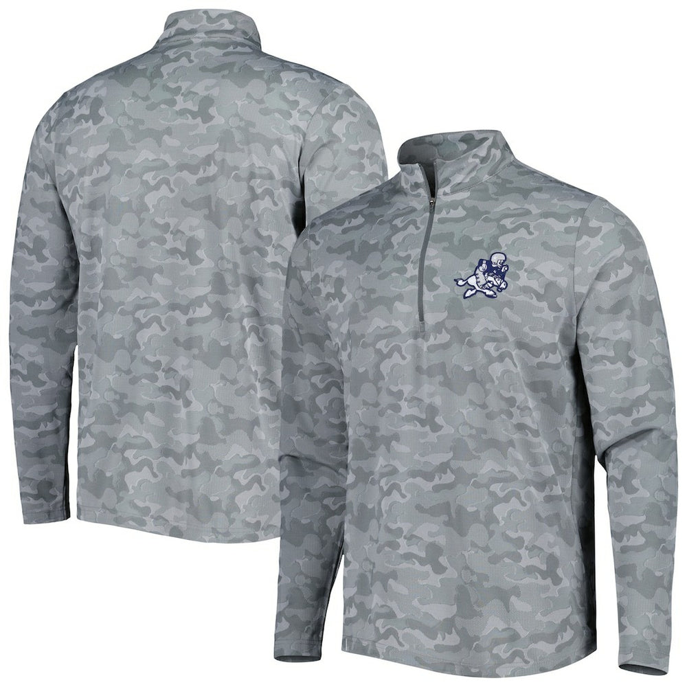 NFL Dallas Cowboys Antigua Brigade Throwback Quarter-Zip Top
