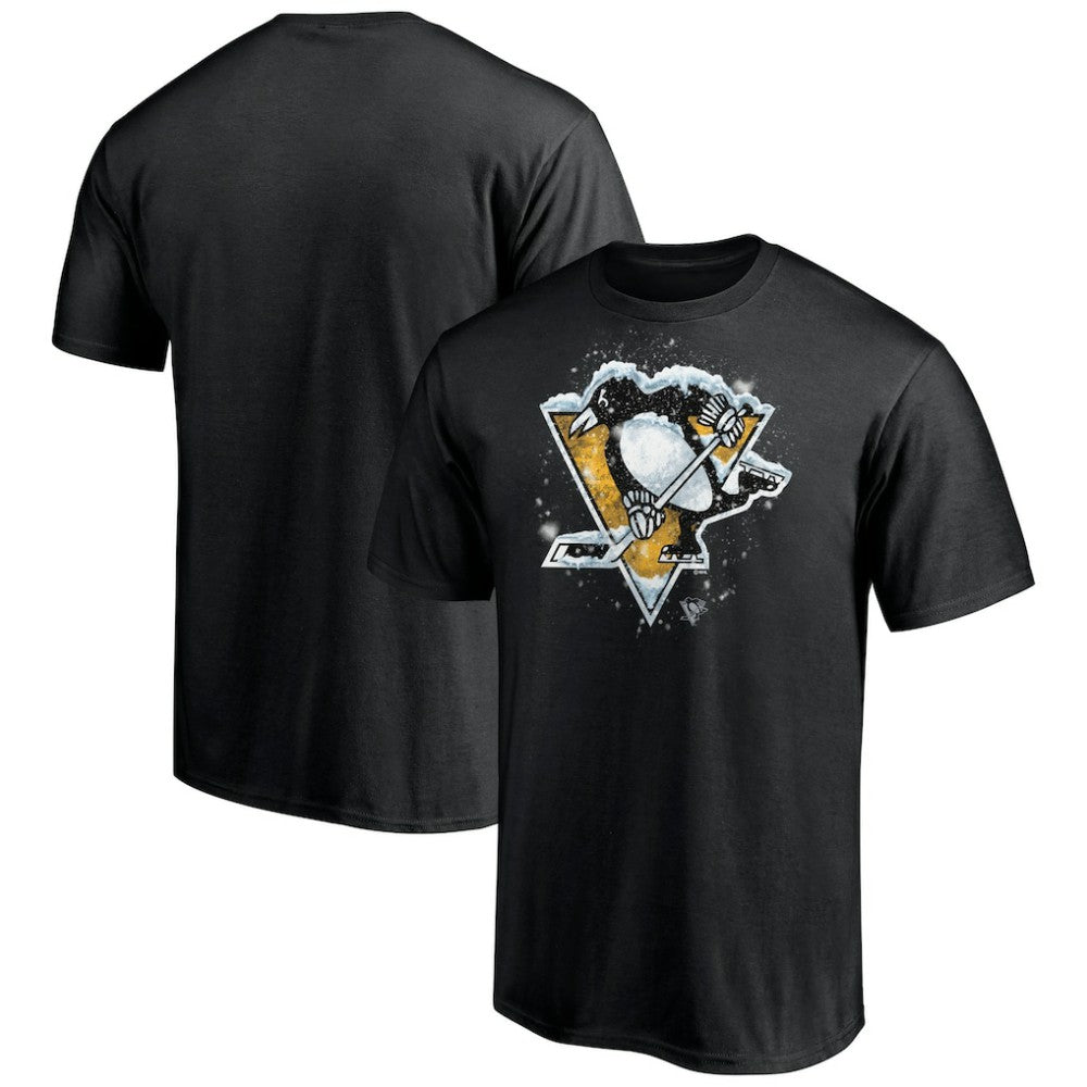 Pittsburgh Penguins Snow Logo T-Shirt