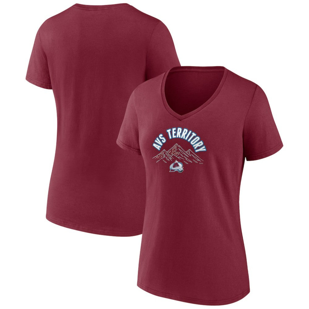 Colorado Avalanche Women's Active Edge V-Neck T-Shirt