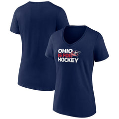 Columbus Blue Jackets Women's Active Edge V-Neck T-Shirt