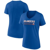 New York Islanders Women's Primary Play V-Neck T-Shirt