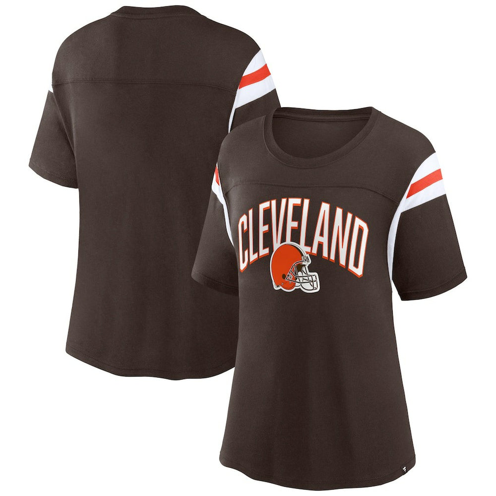 NFL Cleveland Browns Women's Earned Stripes T-Shirt
