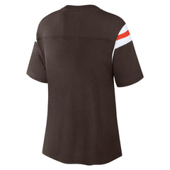 NFL Cleveland Browns Women's Earned Stripes T-Shirt