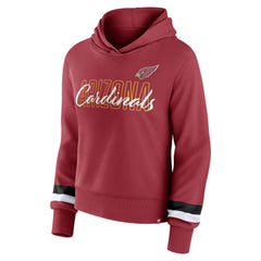 NFL Arizona Cardinals Women's Over Under Pullover Hoodie