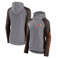NFL Cleveland Browns Women's Blind Side Lightweight Full-Zip Hoodie