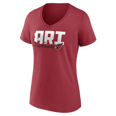 NFL Arizona Cardinals Women's Back Home Again V-Neck T-Shirt