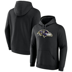 NFL Baltimore Ravens Primary Team Logo Fitted Pullover Hoodie