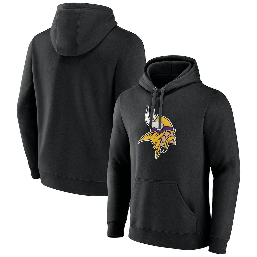 NFL Minnesota Vikings Primary Team Logo Fitted Pullover Hoodie