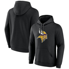 NFL Minnesota Vikings Primary Team Logo Fitted Pullover Hoodie