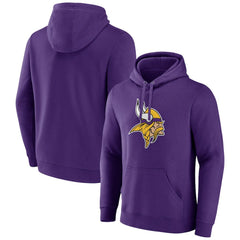 NFL Minnesota Vikings Primary Team Logo Fitted Pullover Hoodie