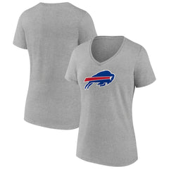 NFL Buffalo Bills Women's Primary Team Logo V-Neck T-Shirt