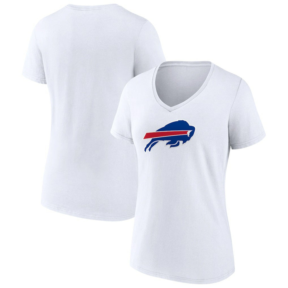 NFL Buffalo Bills Women's Primary Team Logo V-Neck T-Shirt
