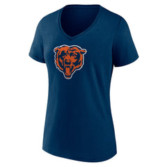 NFL Chicago Bears Women's Primary Team Logo V-Neck T-Shirt